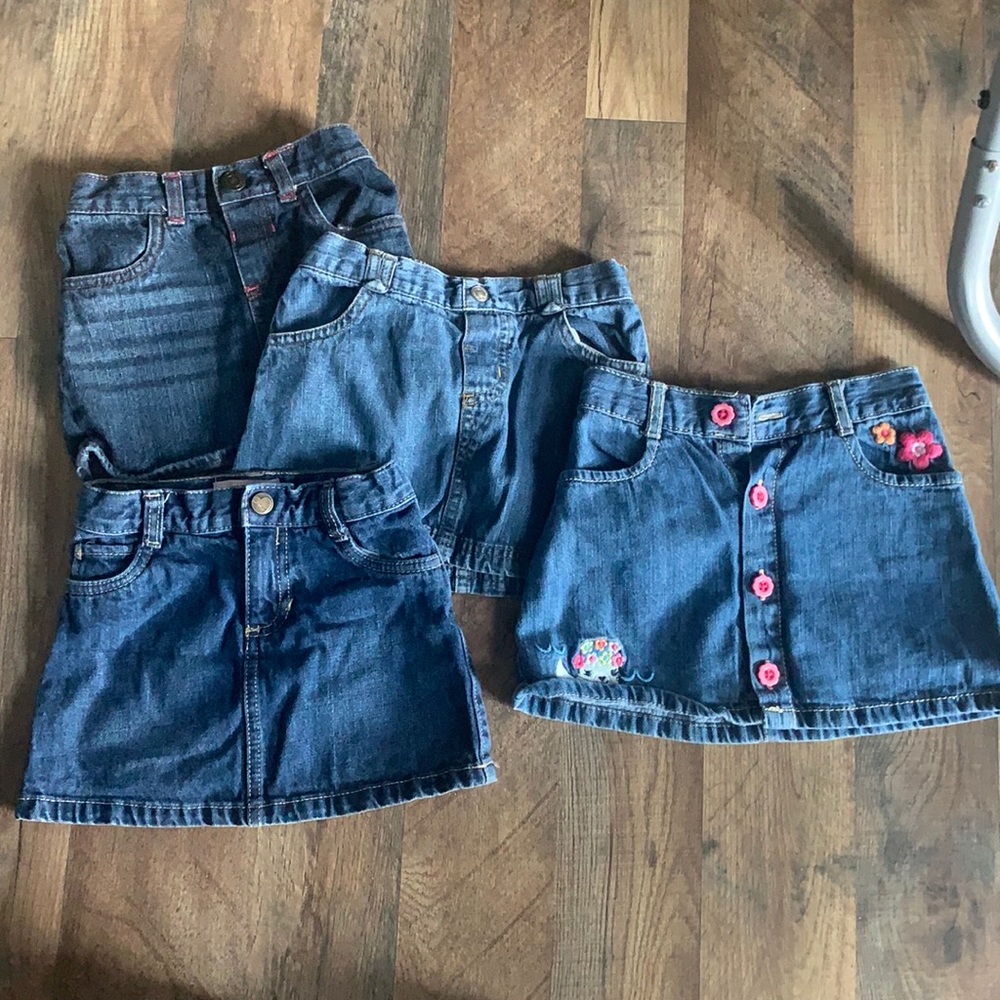 All 3T girls Jean skirts